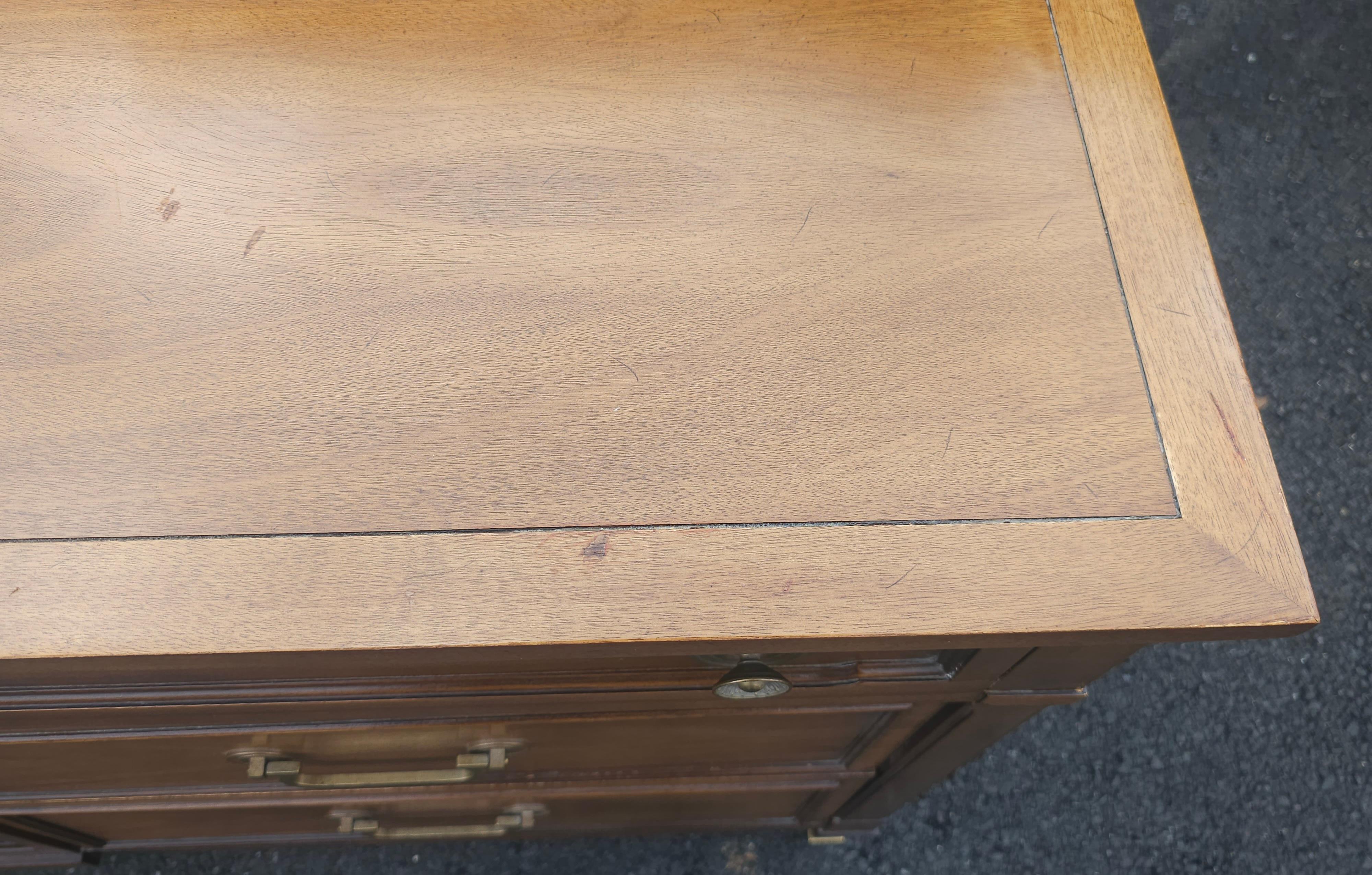 Mid-Century Drexel Truine Walnut Double Dresser 8