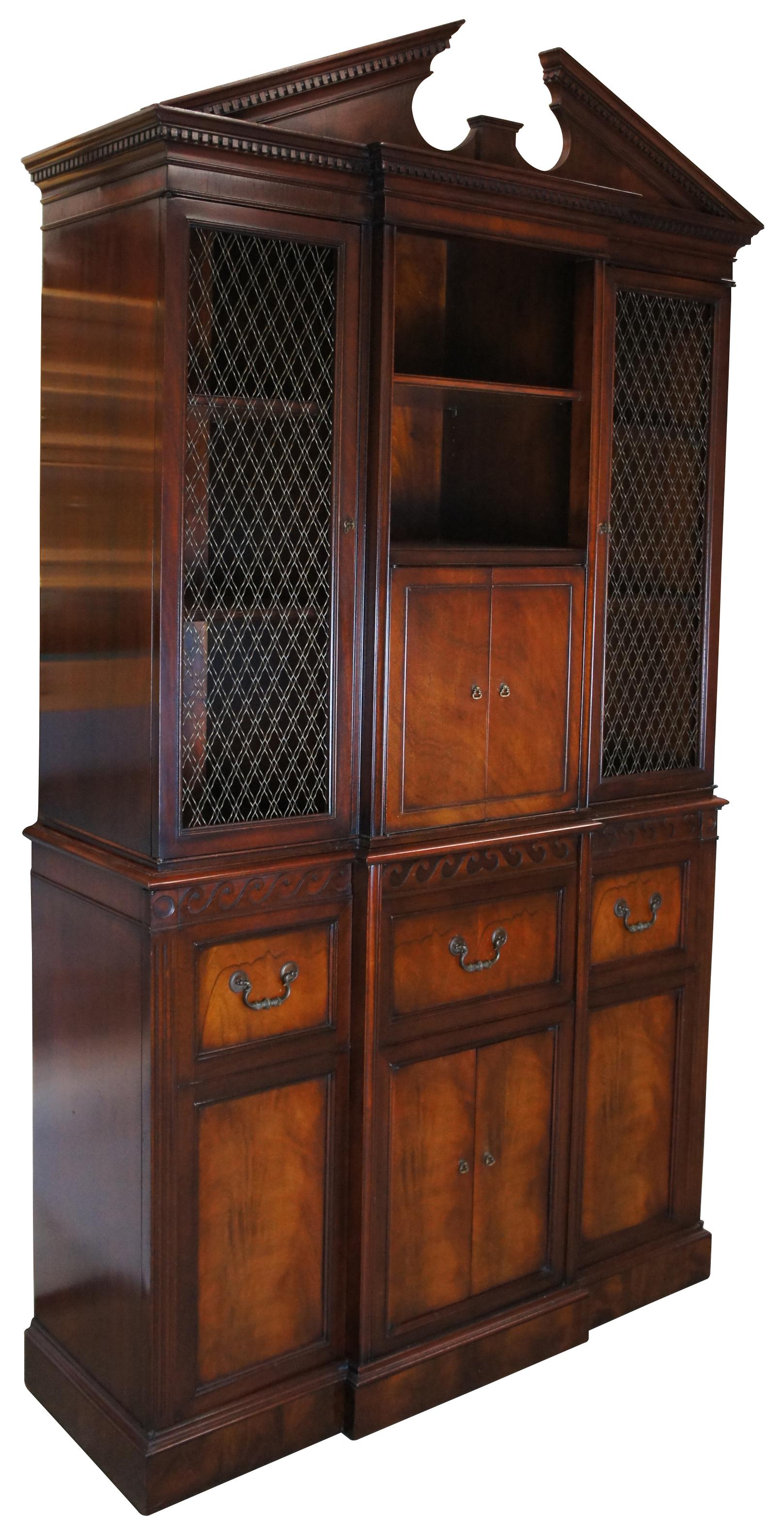 drexel mahogany china cabinet