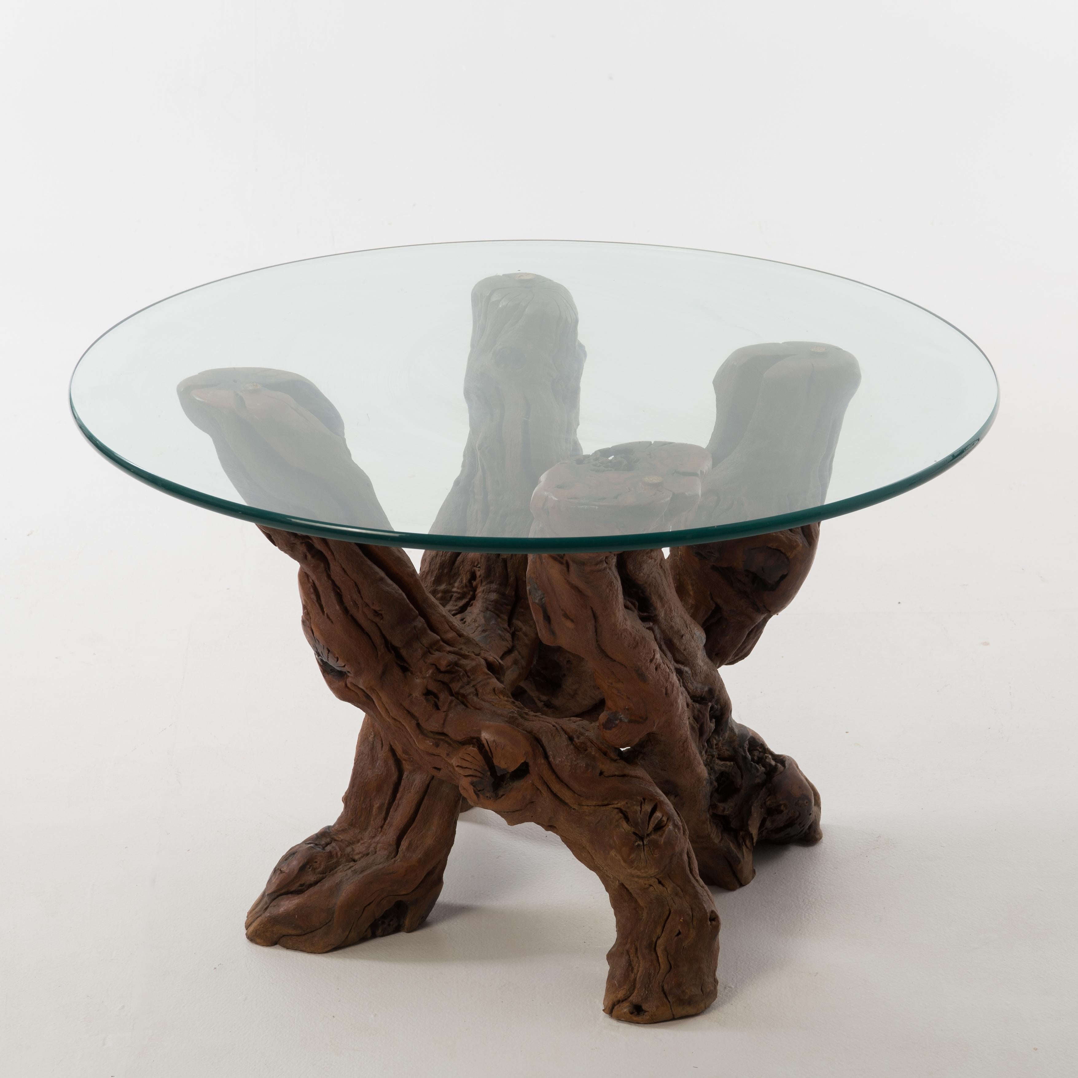 Mid-Century Modern Midcentury Driftwood Root Coffee Table, 1970s