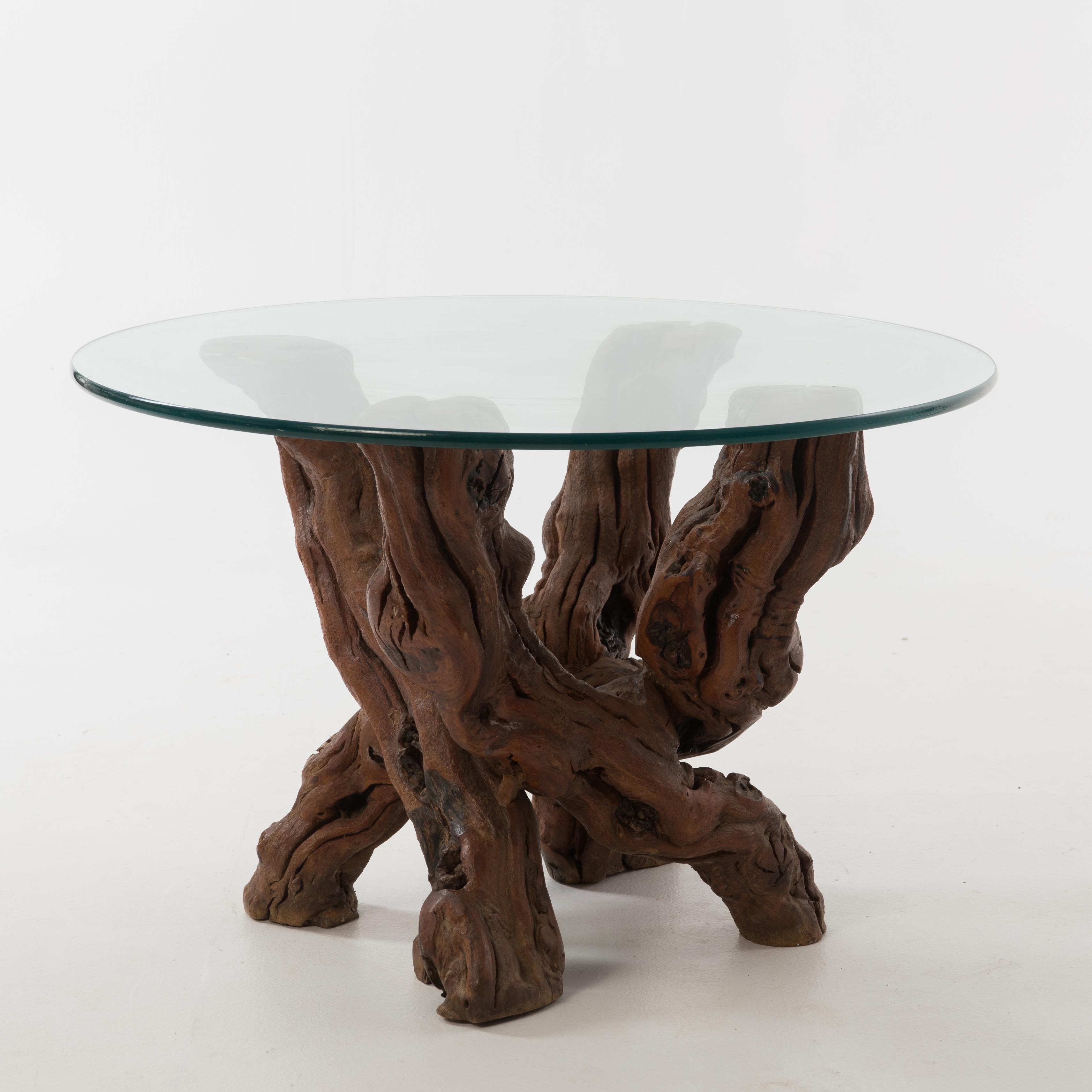Midcentury Driftwood Root Coffee Table, 1970s 2