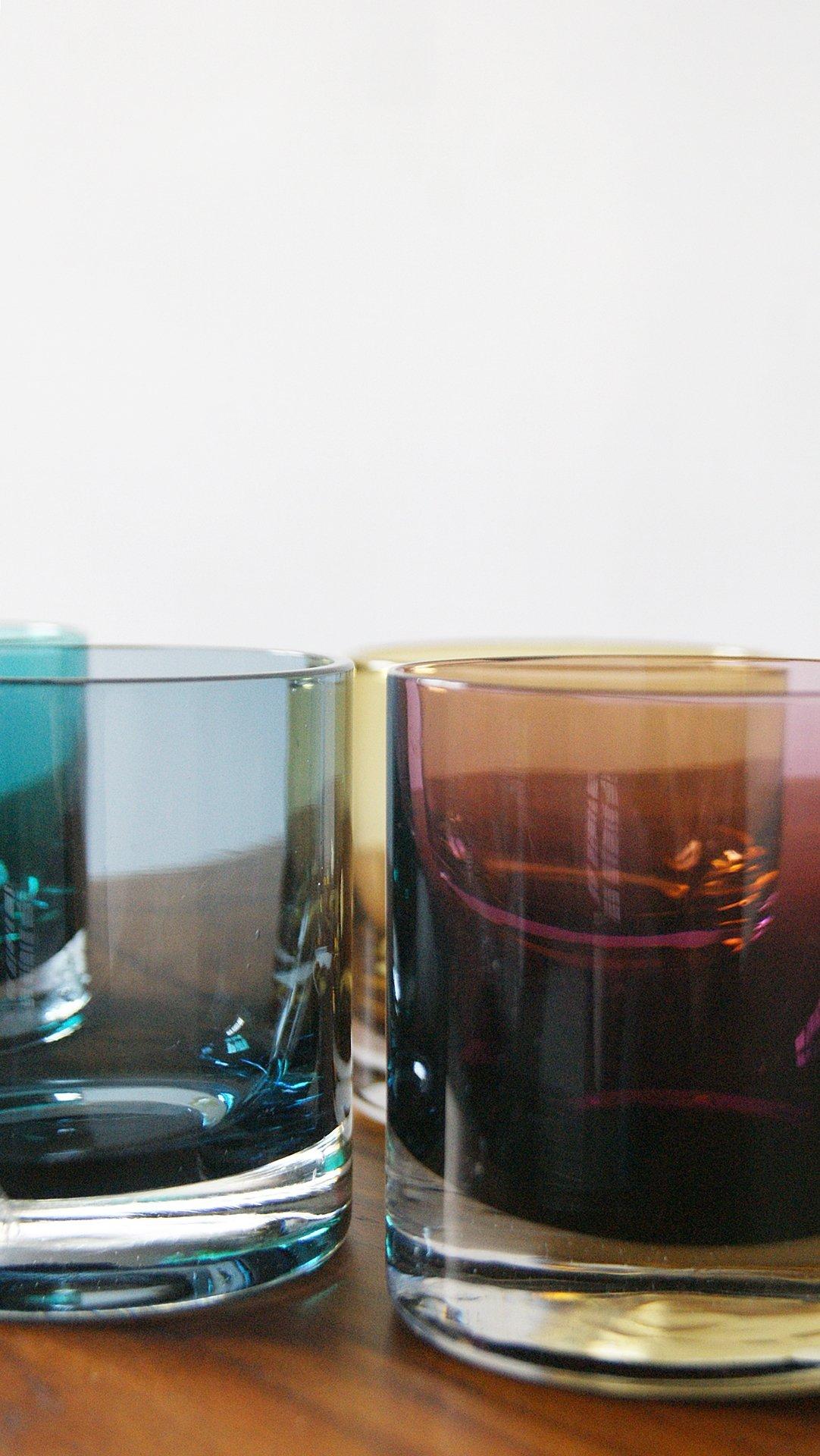 Milieu du XXe siècle Verres à boire du milieu du siècle par Riihimäki Finlande, ensemble de 6 en vente