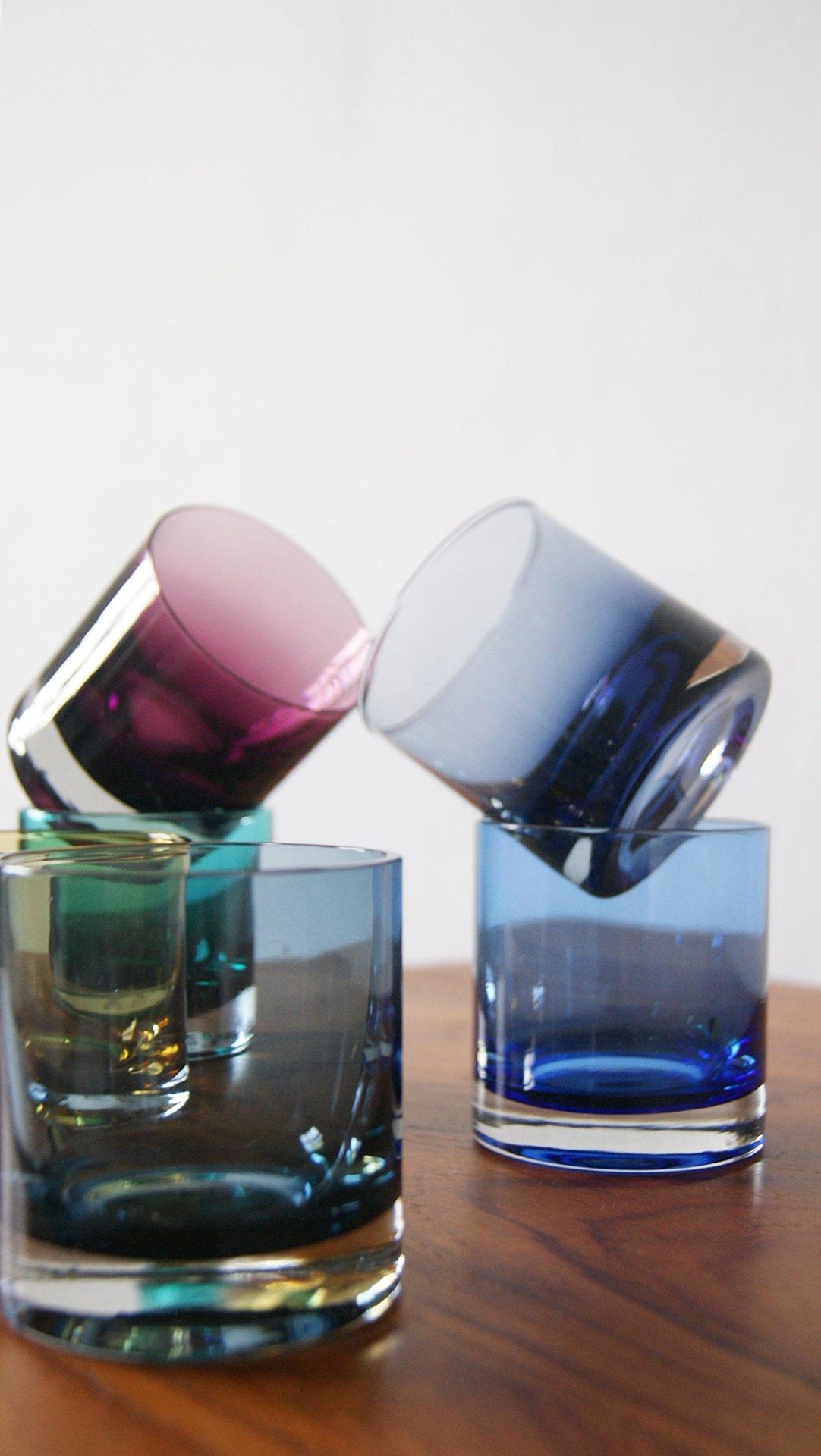 Verres à boire du milieu du siècle par Riihimäki Finlande, ensemble de 6 en vente 1