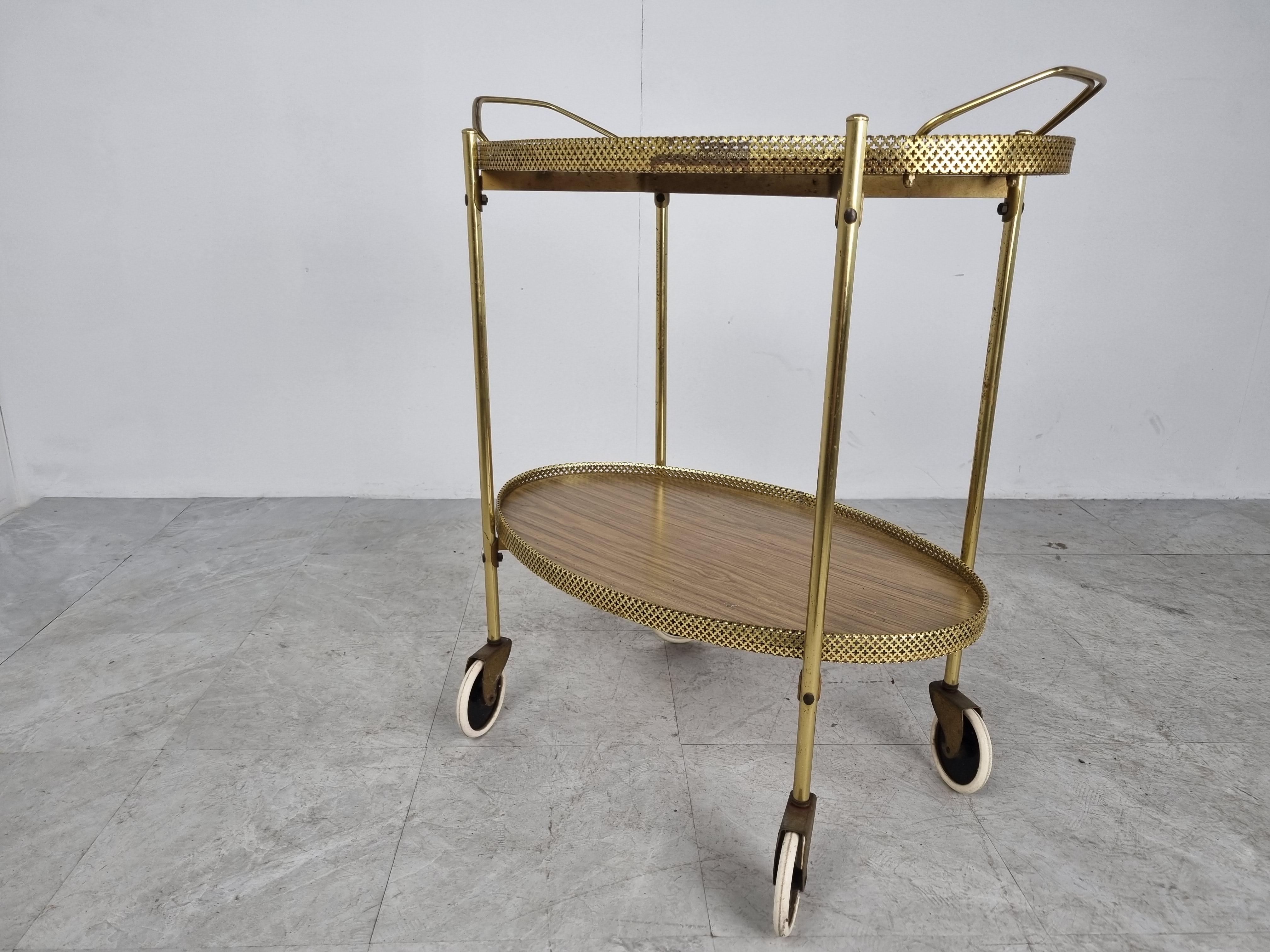 French Mid Century Drinks Trolley, 1950s For Sale