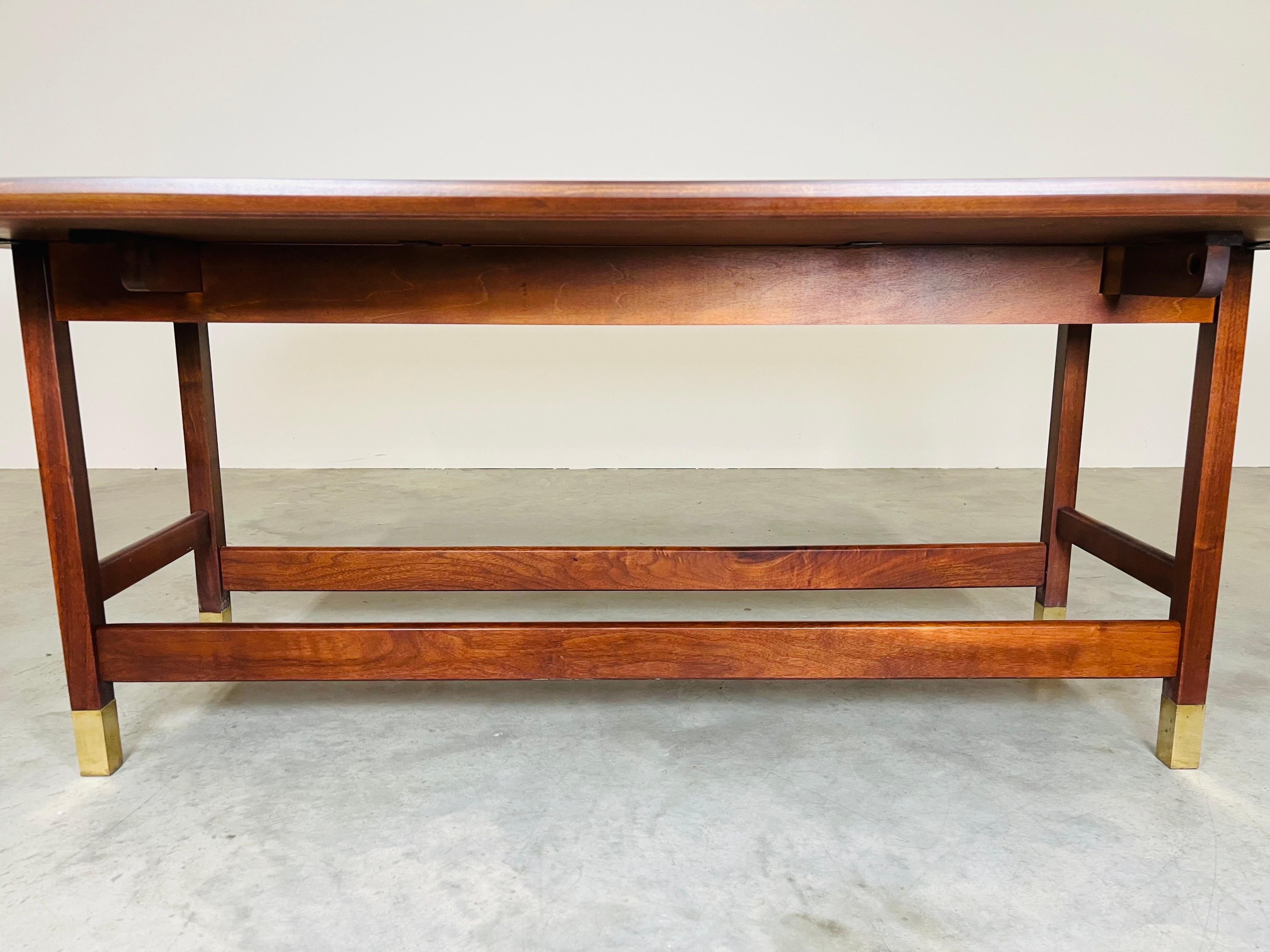 Mid-Century Drop-leaf Console Occasional or Serving Table After Harvey Probber  In Excellent Condition In Southampton, NJ