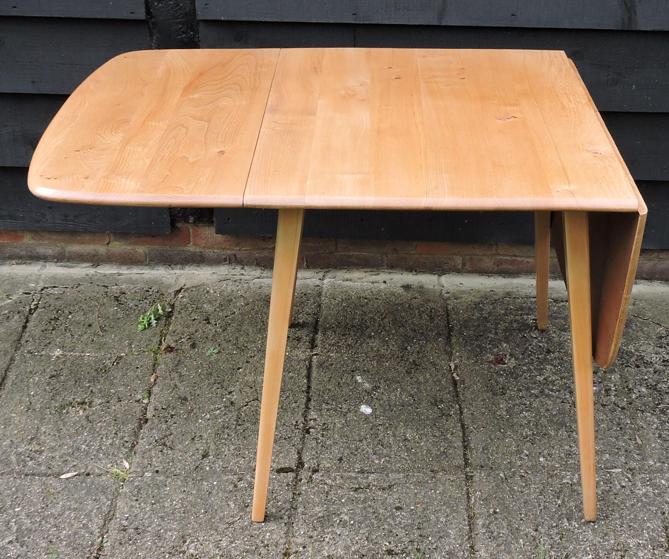 Mid-20th Century Midcentury Drop-Leaf Dining Table by Lucian Ercolani for Ercol, 1960s