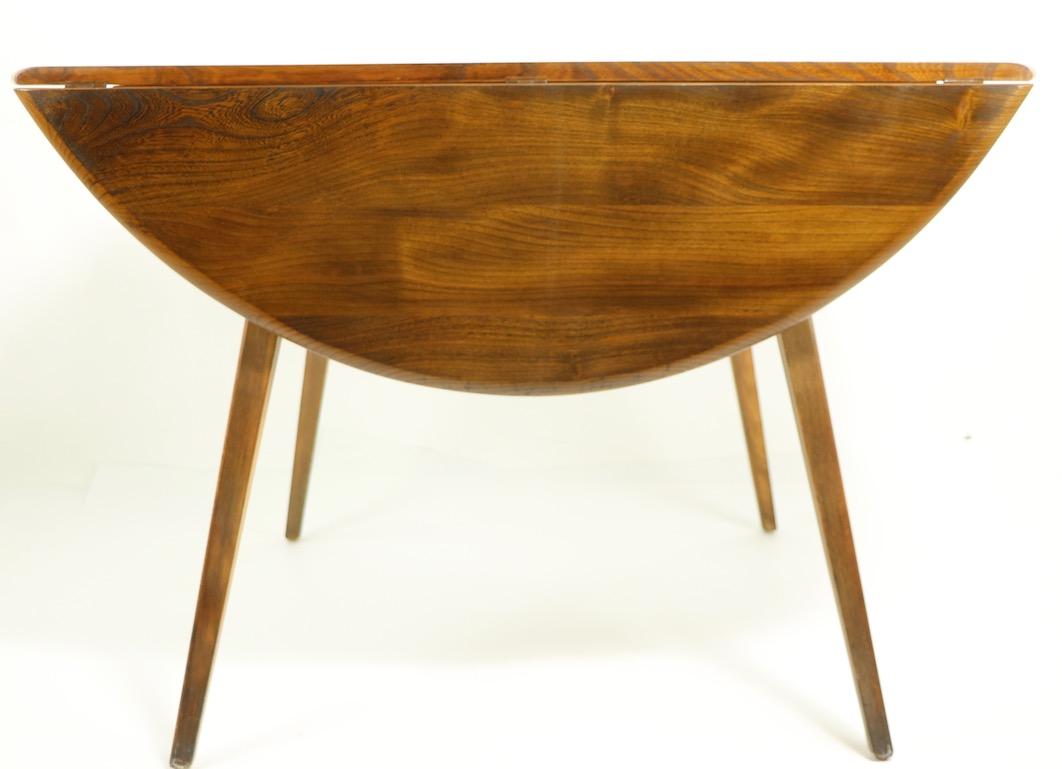 Beech Mid Century Drop Leaf Dining Table by Lucien Ercolani for Ercol