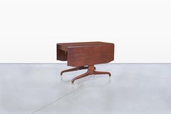 Mid-Century Drop-Leaf Extension Dining Table by Extensole Corporation