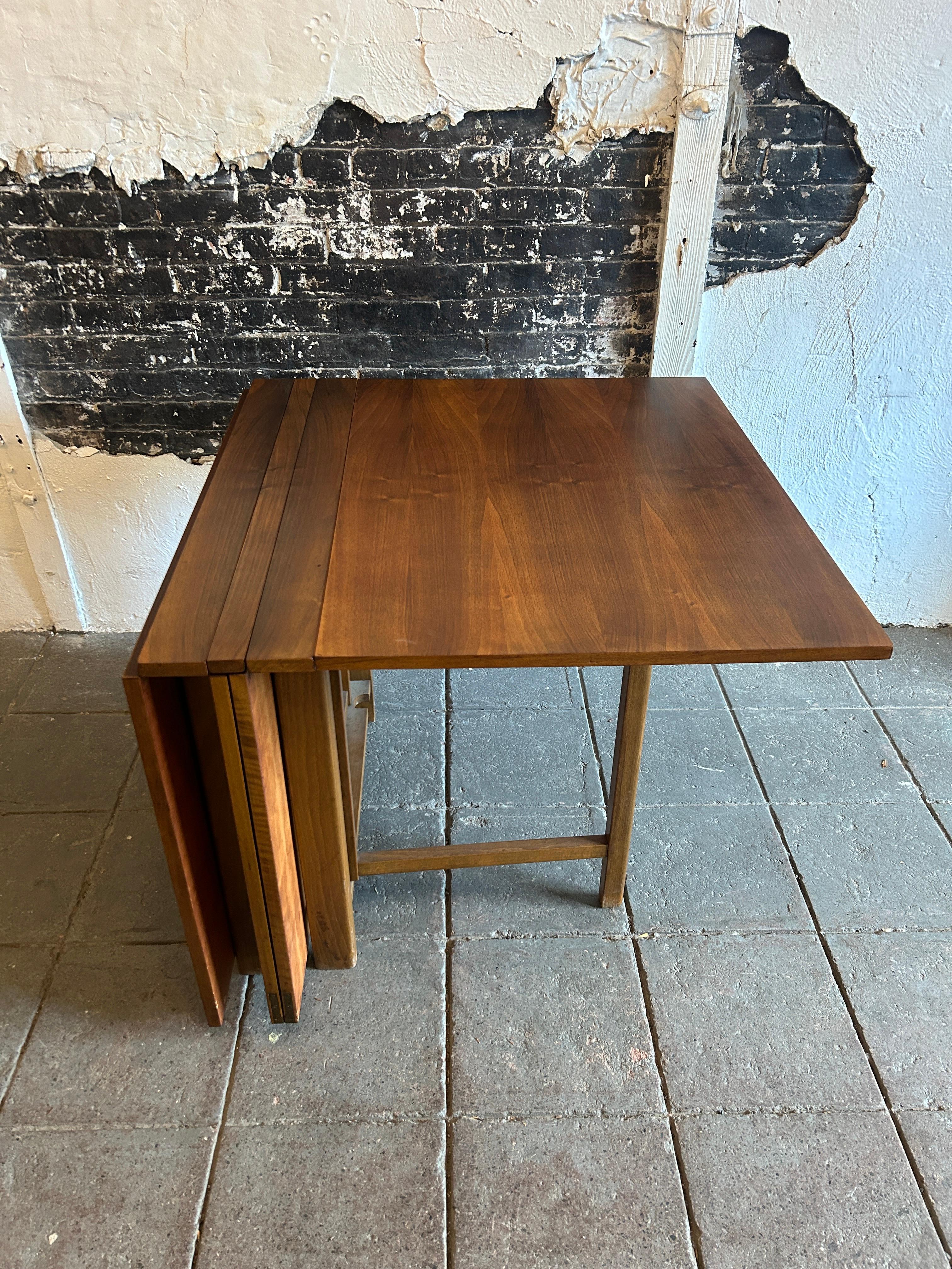 Mid-20th Century Mid century Drop Leaf Extension Maria Dining Table in teak by Bruno Mathsson