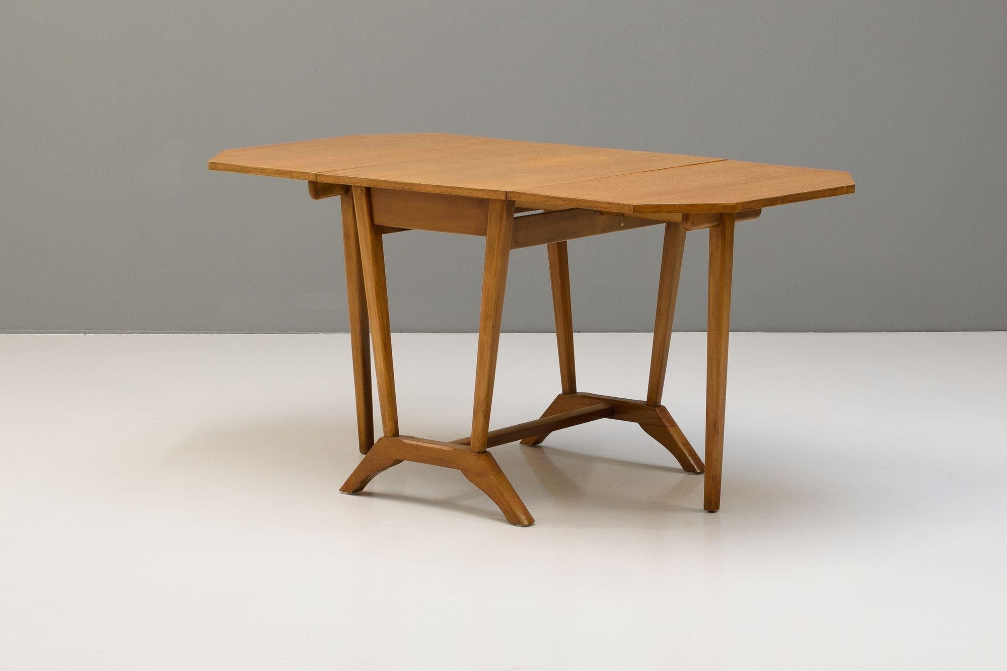 Mesa abatible Mid Century Moderno de mediados de siglo en venta
