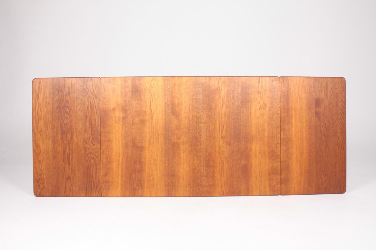 Midcentury Drop-Leaf Table in Solid Oak Model AT-309 by Hans Wegner, 1950 3