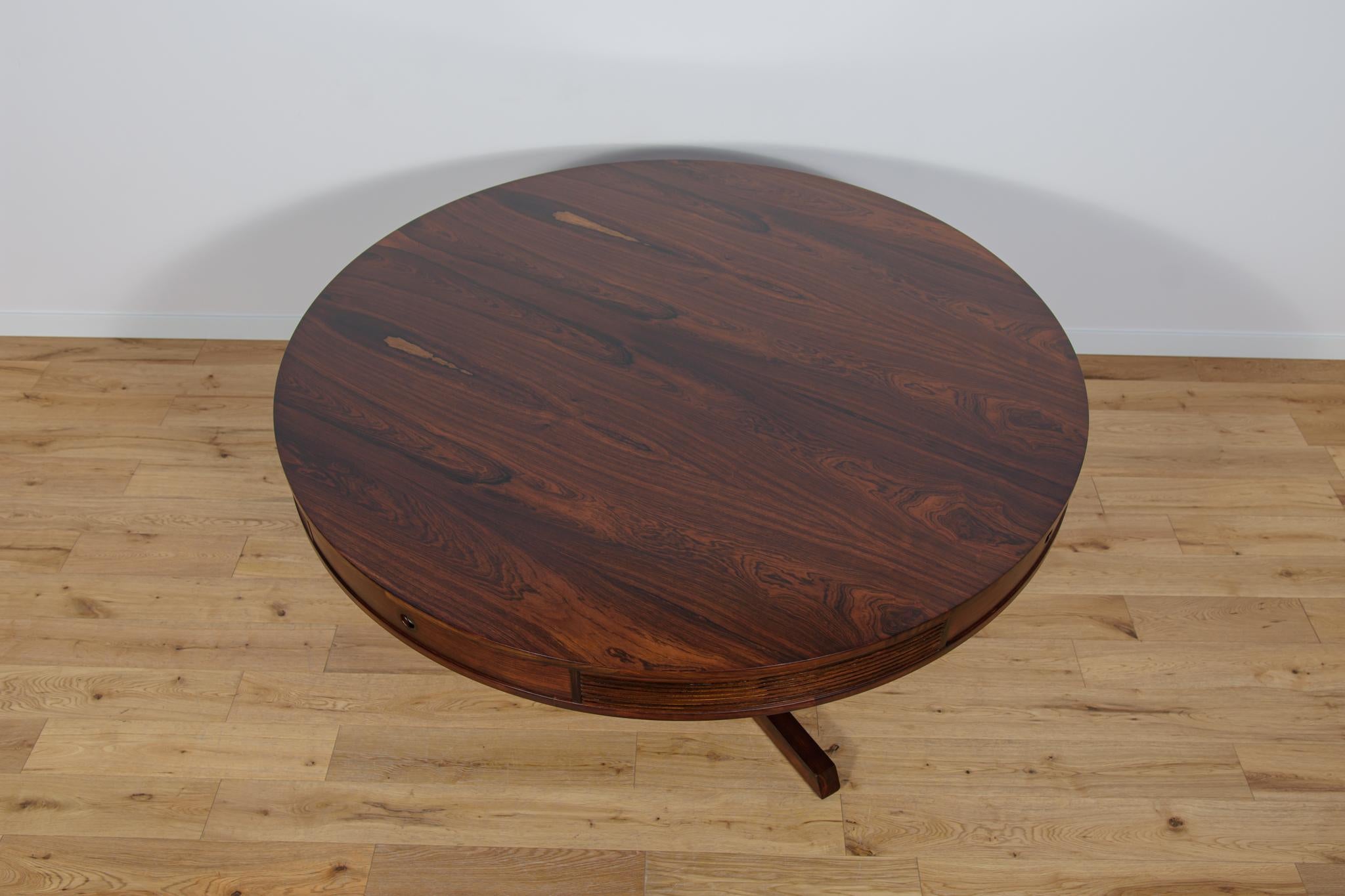 British Mid Century Drum Dining Table  by Robert Heritage for Archie Shine, Great Britai For Sale