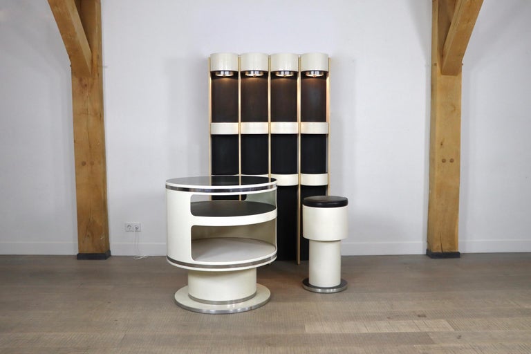 Mid Century Dry Bar by Joe Colombo, Italy, 1960s For Sale 8