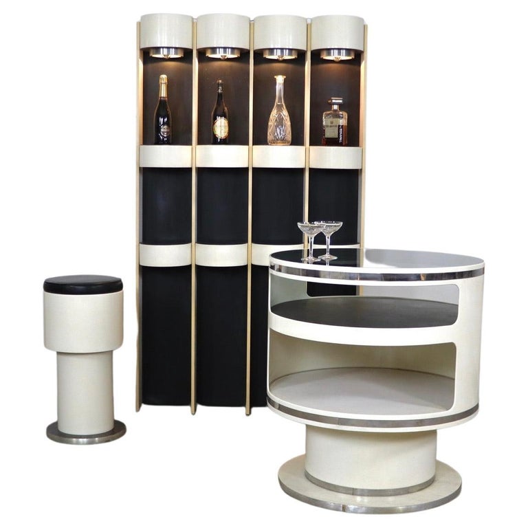 Mid Century Dry Bar by Joe Colombo, Italy, 1960s For Sale
