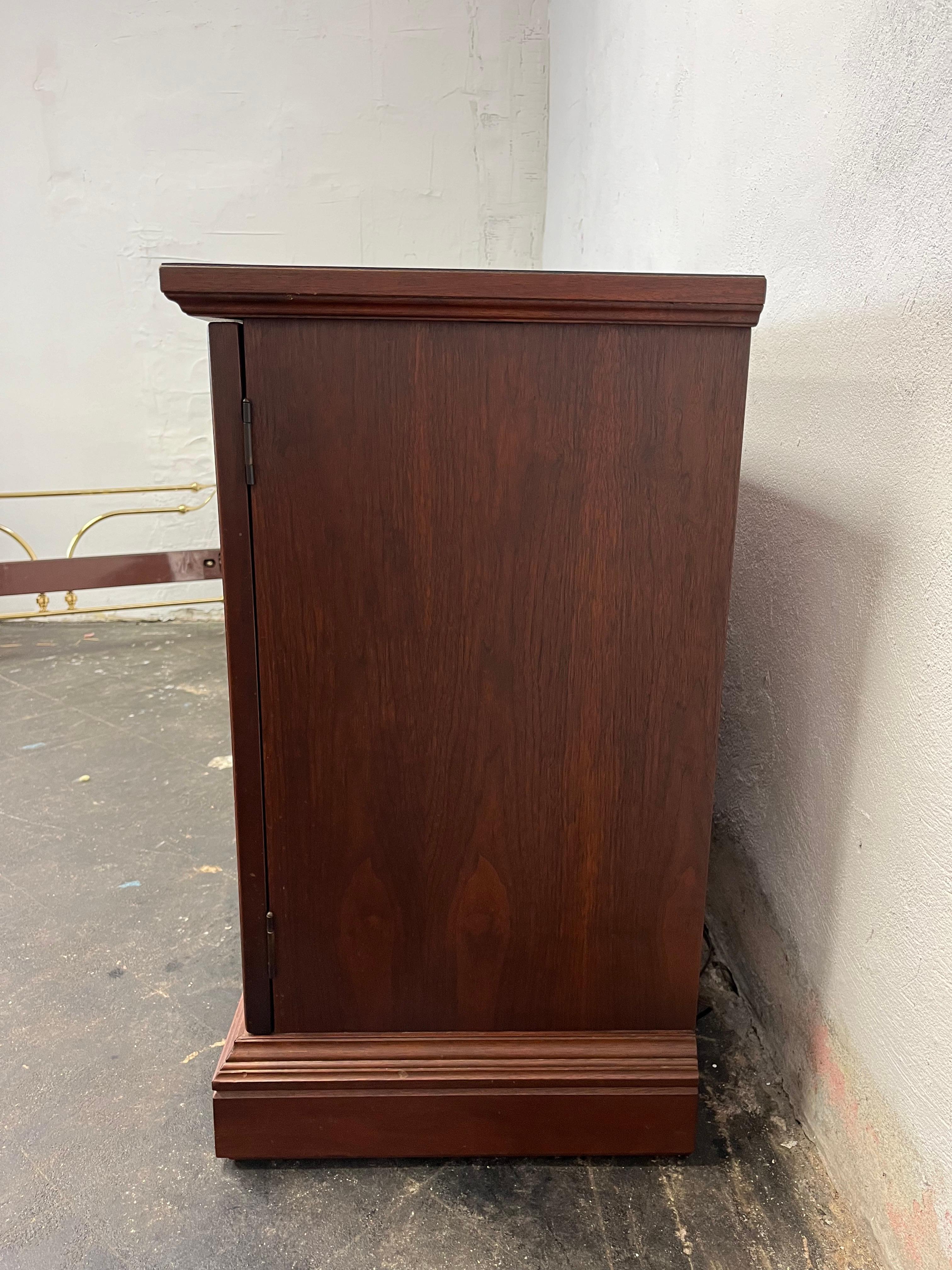 Unknown Mid Century Dry Bar Cabinet Walnut