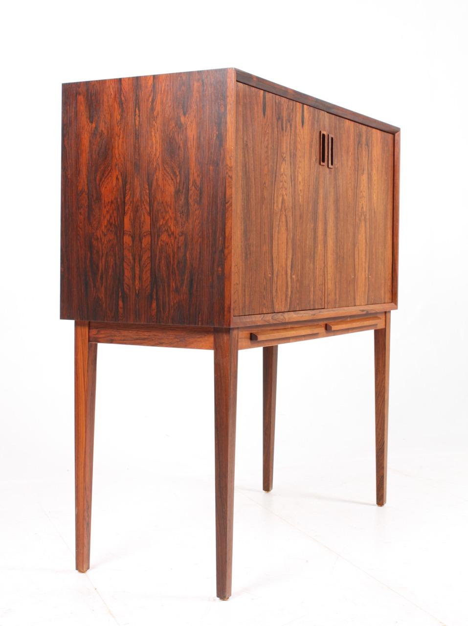 Scandinavian Modern Midcentury Dry Bar in Rosewood, Danish Design, 1960s