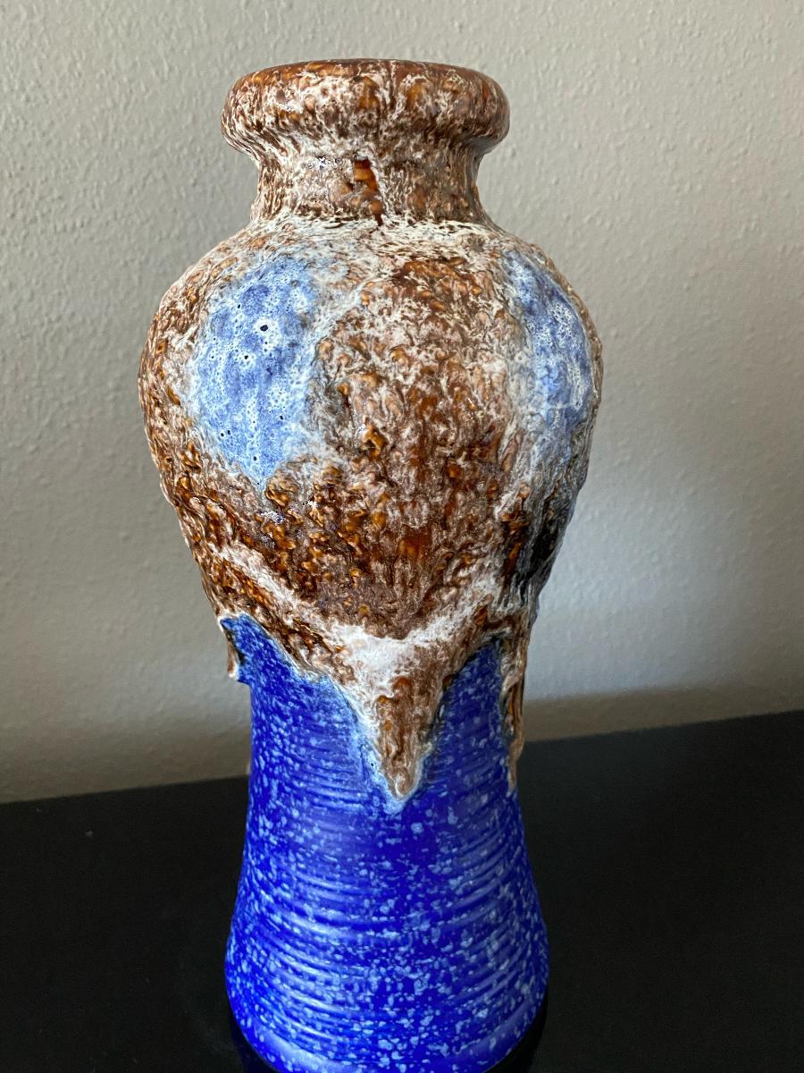 German Mid-Century Dümler & Breiden Fat Lava Vase For Sale