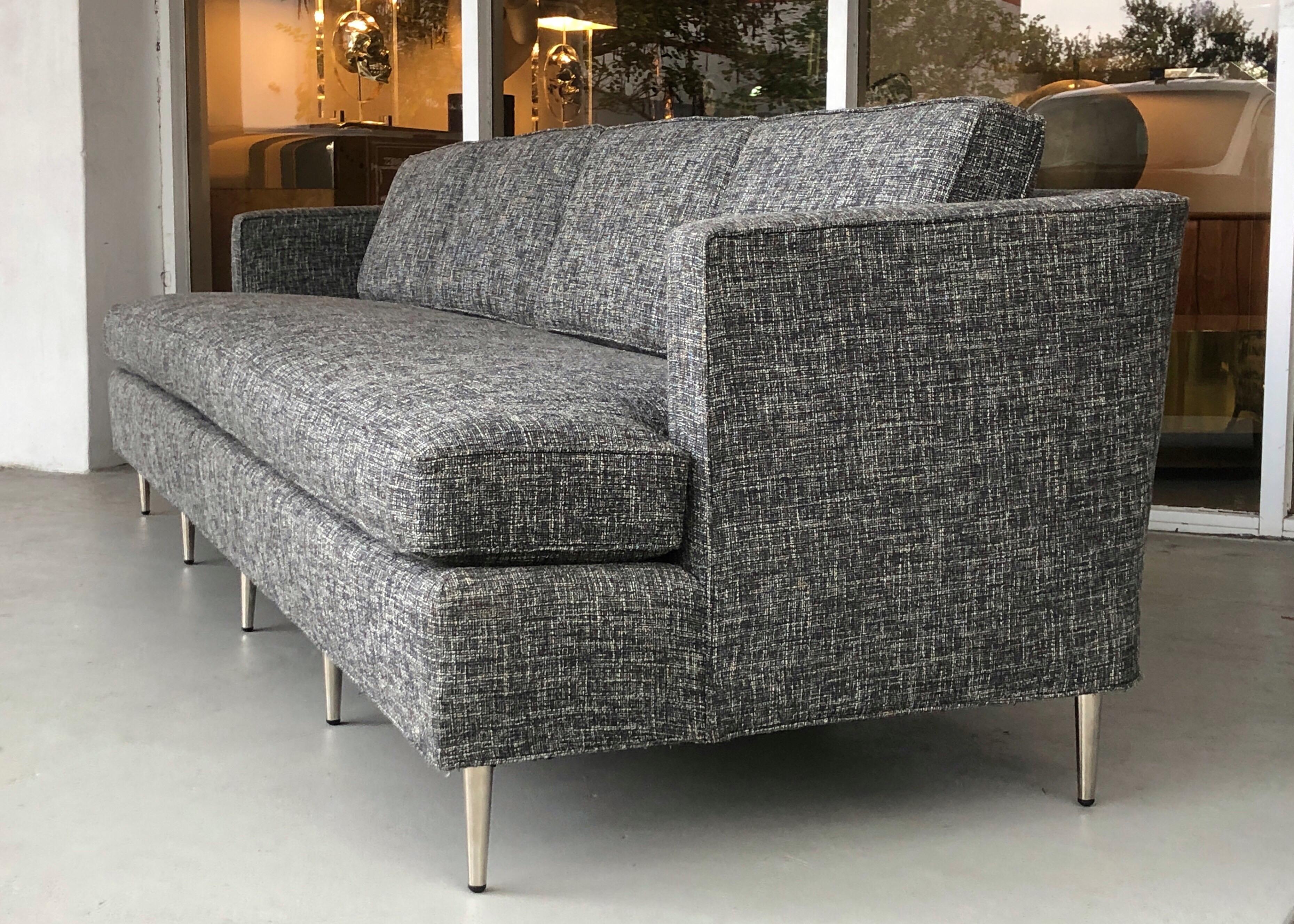 Midcentury Dunbar Style Sofa with 10 Legs 1
