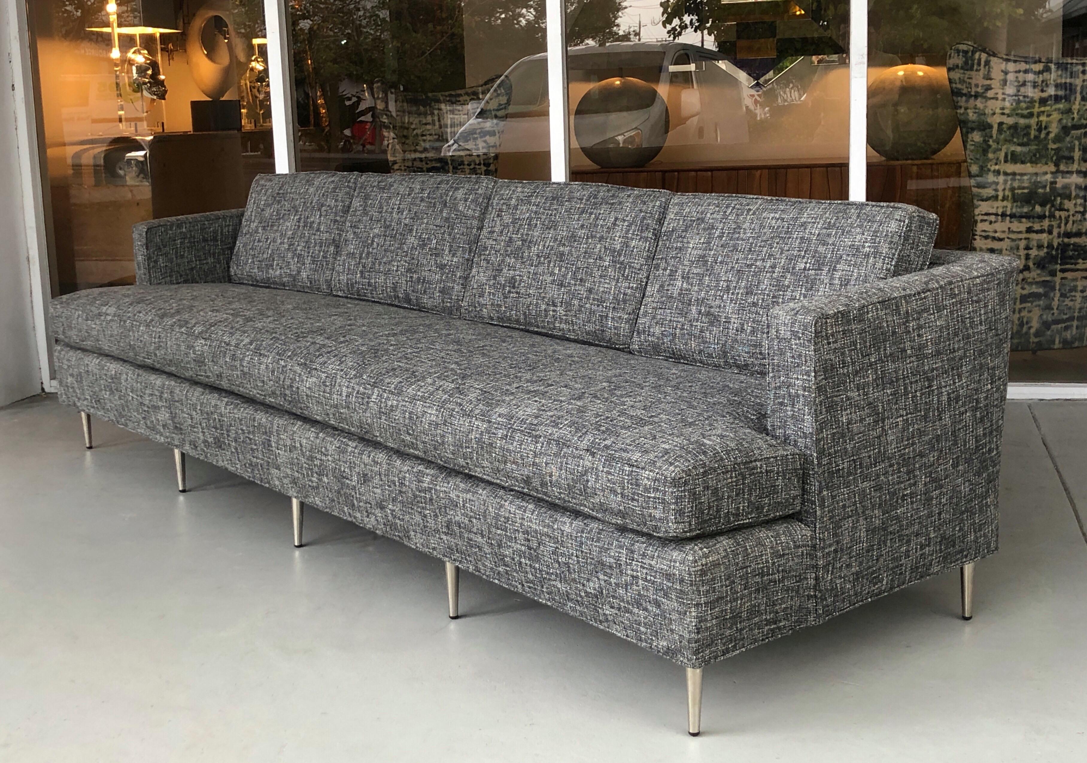 Midcentury Dunbar Style Sofa with 10 Legs 2