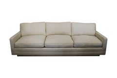 Mid Century Dunbar Tuxedo Sofa Plinth Base