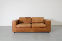 Poltrona in pelle di bufalo di metà secolo Durlet Cognac, Belgio