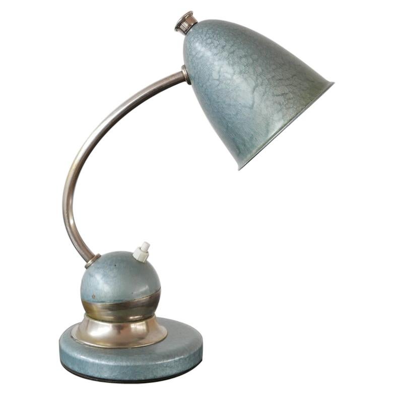 Lampe de bureau à boule réglable hollandaise du milieu du siècle dernier