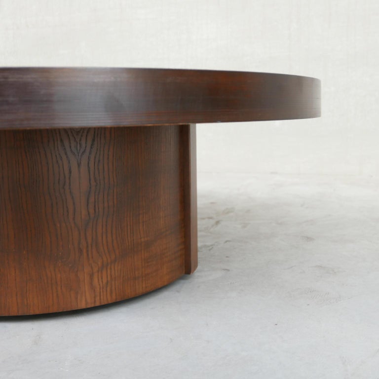 Midcentury Dutch Circular Coffee Table For Sale at 1stDibs