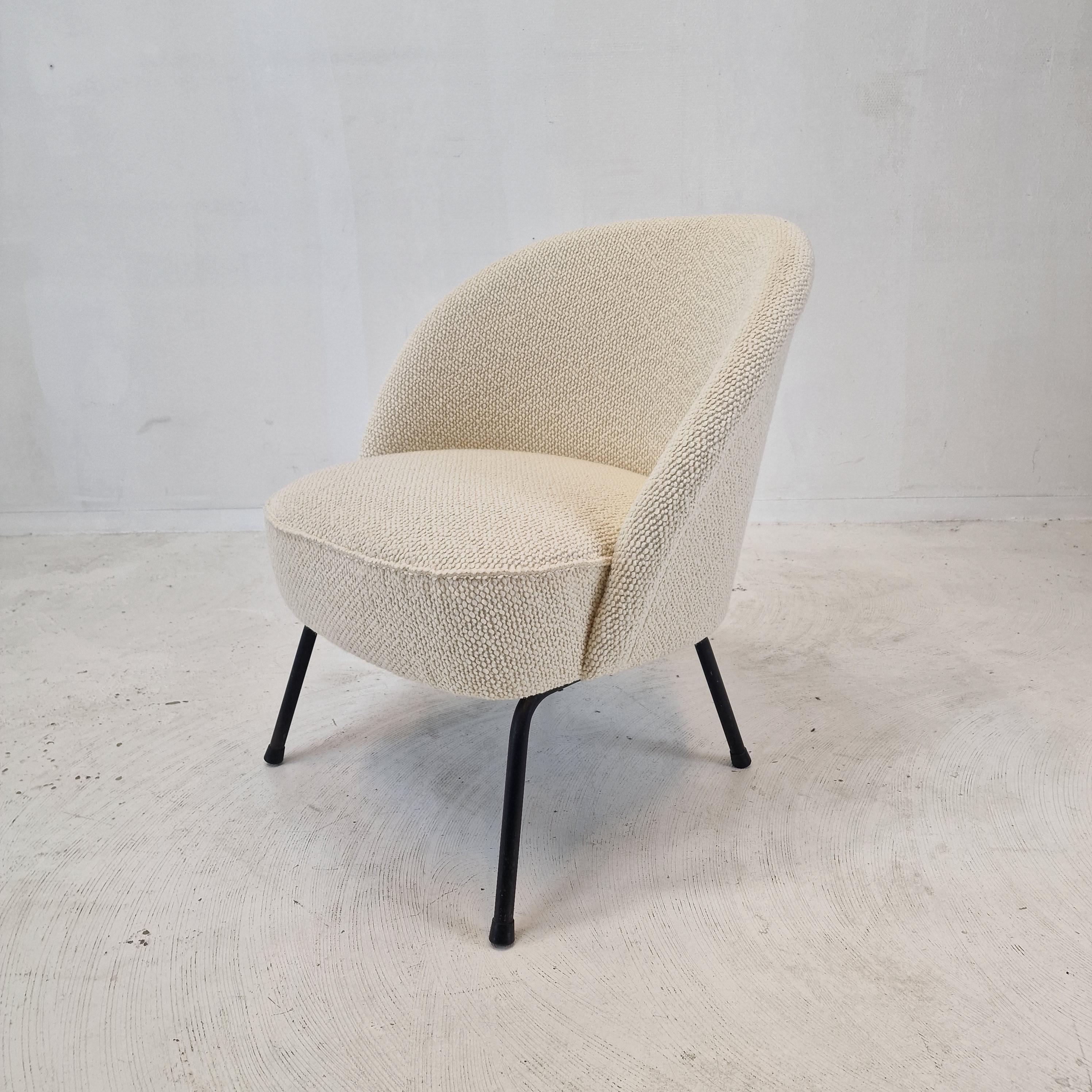Midcentury Dutch Cocktail or Side Chair, 1970s For Sale 6