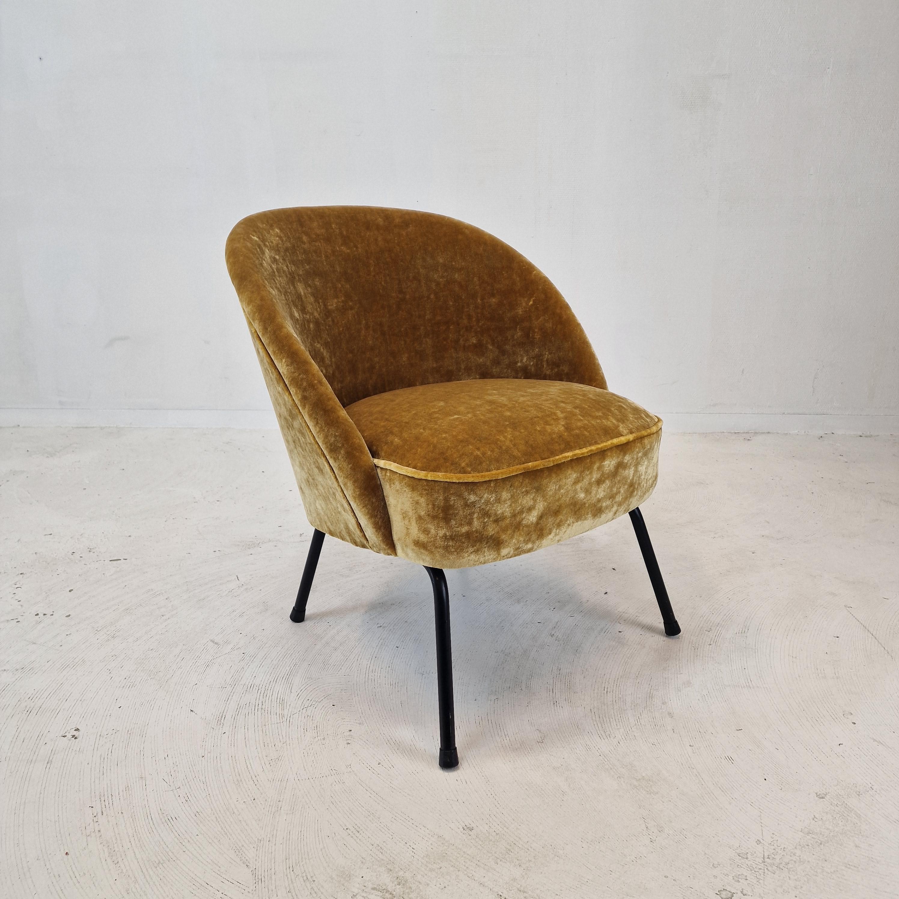 Mid-Century Modern Midcentury Dutch Cocktail or Side Chair, 1970s