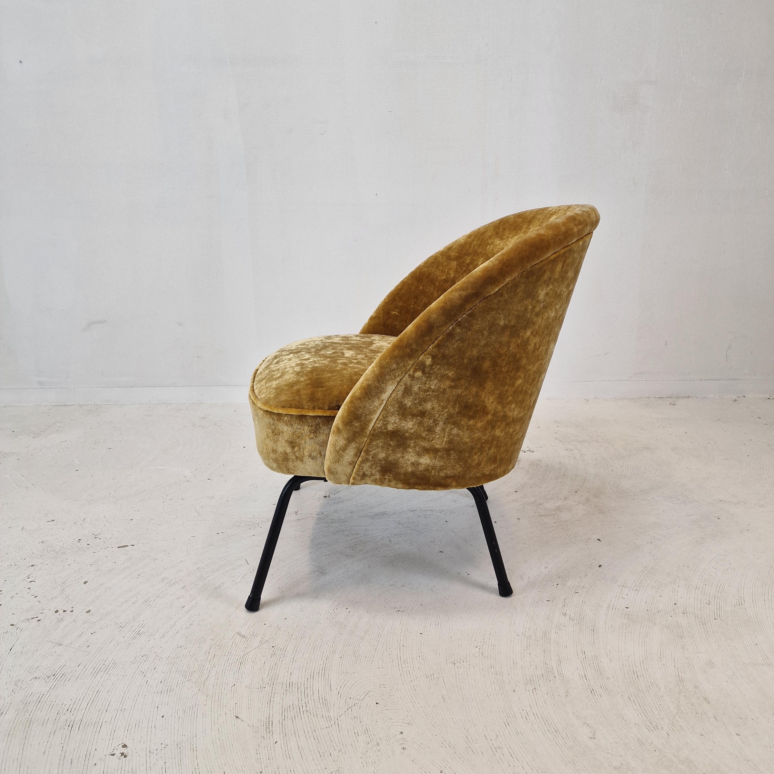 Late 20th Century Midcentury Dutch Cocktail or Side Chair, 1970s