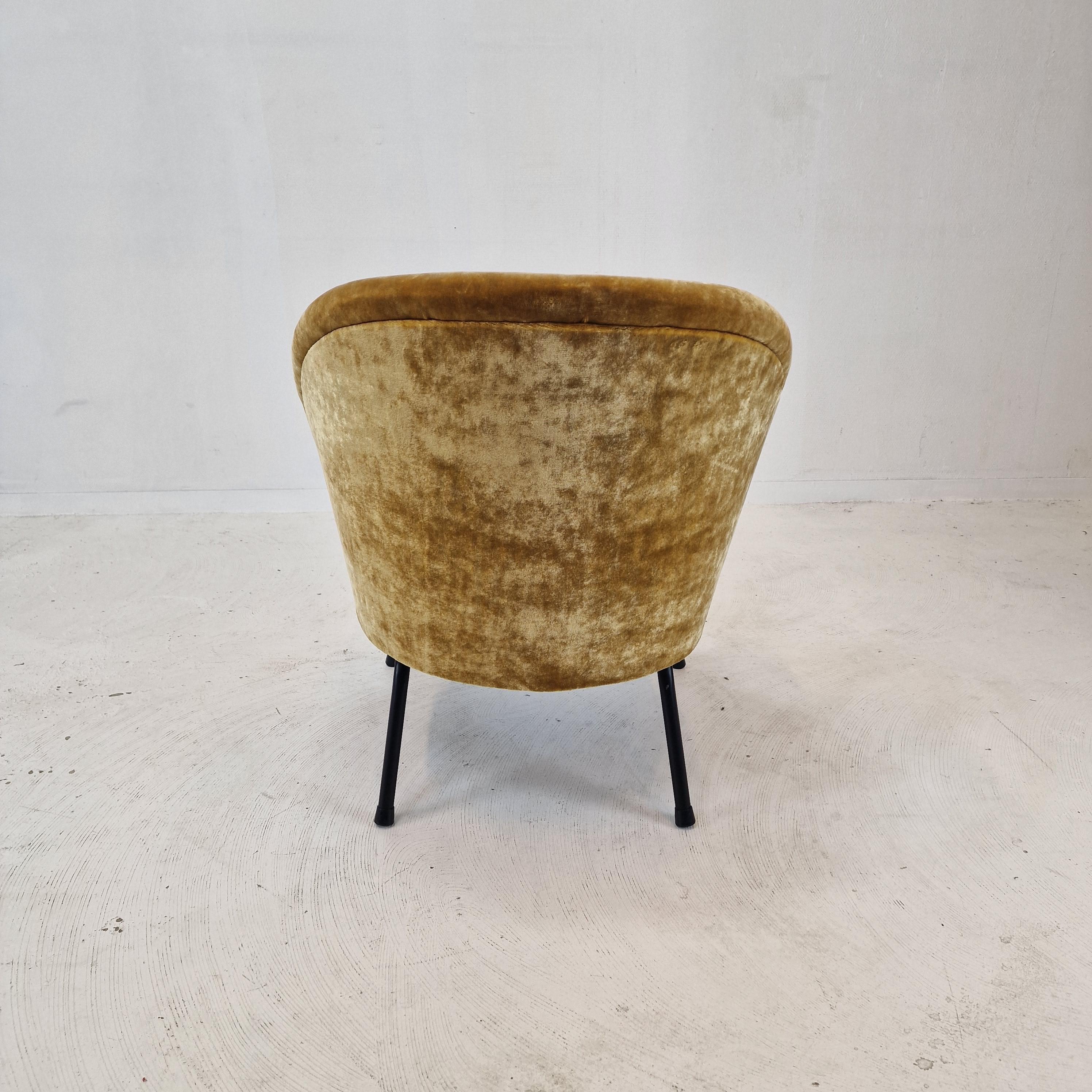 Midcentury Dutch Cocktail or Side Chair, 1970s 1