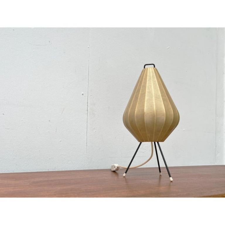 Mid-Century Dutch Cocoon Minimalist Tripod Table Lamp from Artimeta, 1960s For Sale 5