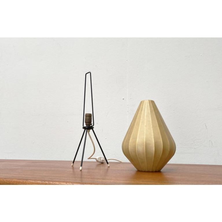 Mid-Century Dutch Cocoon Minimalist Tripod Table Lamp from Artimeta, 1960s For Sale 6