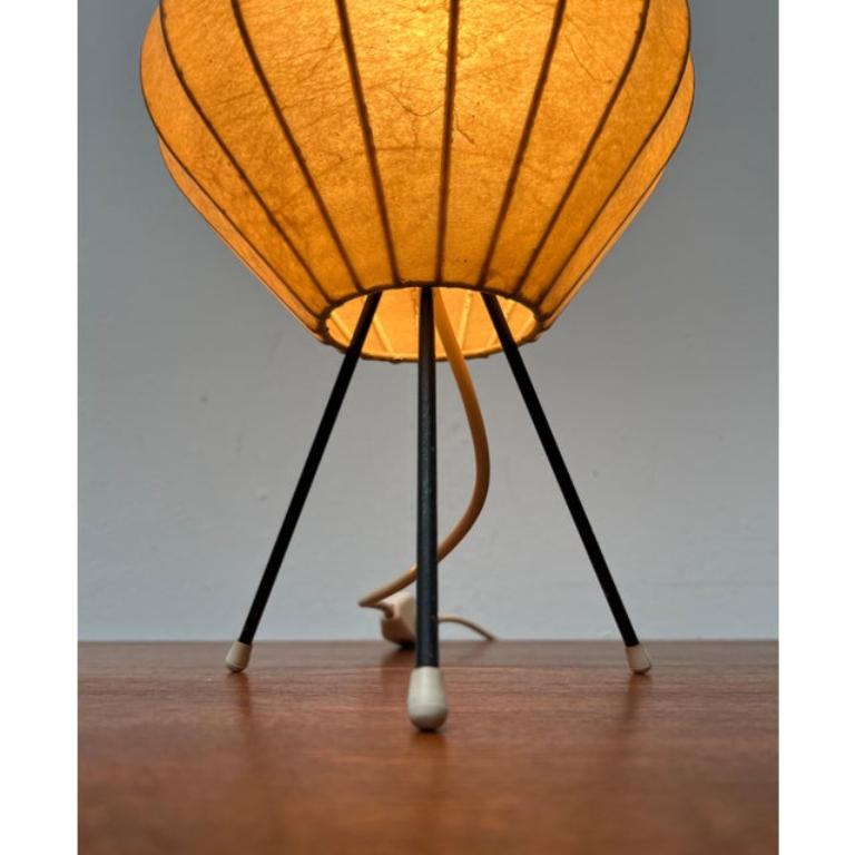 Mid-Century Modern Mid-Century Dutch Cocoon Minimalist Tripod Table Lamp from Artimeta, 1960s For Sale