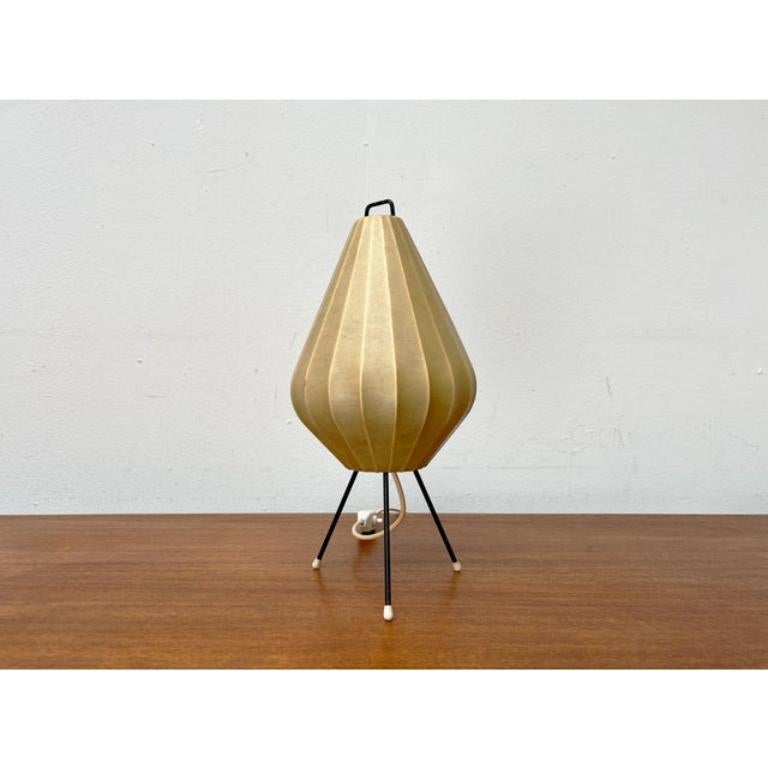 Metal Mid-Century Dutch Cocoon Minimalist Tripod Table Lamp from Artimeta, 1960s For Sale
