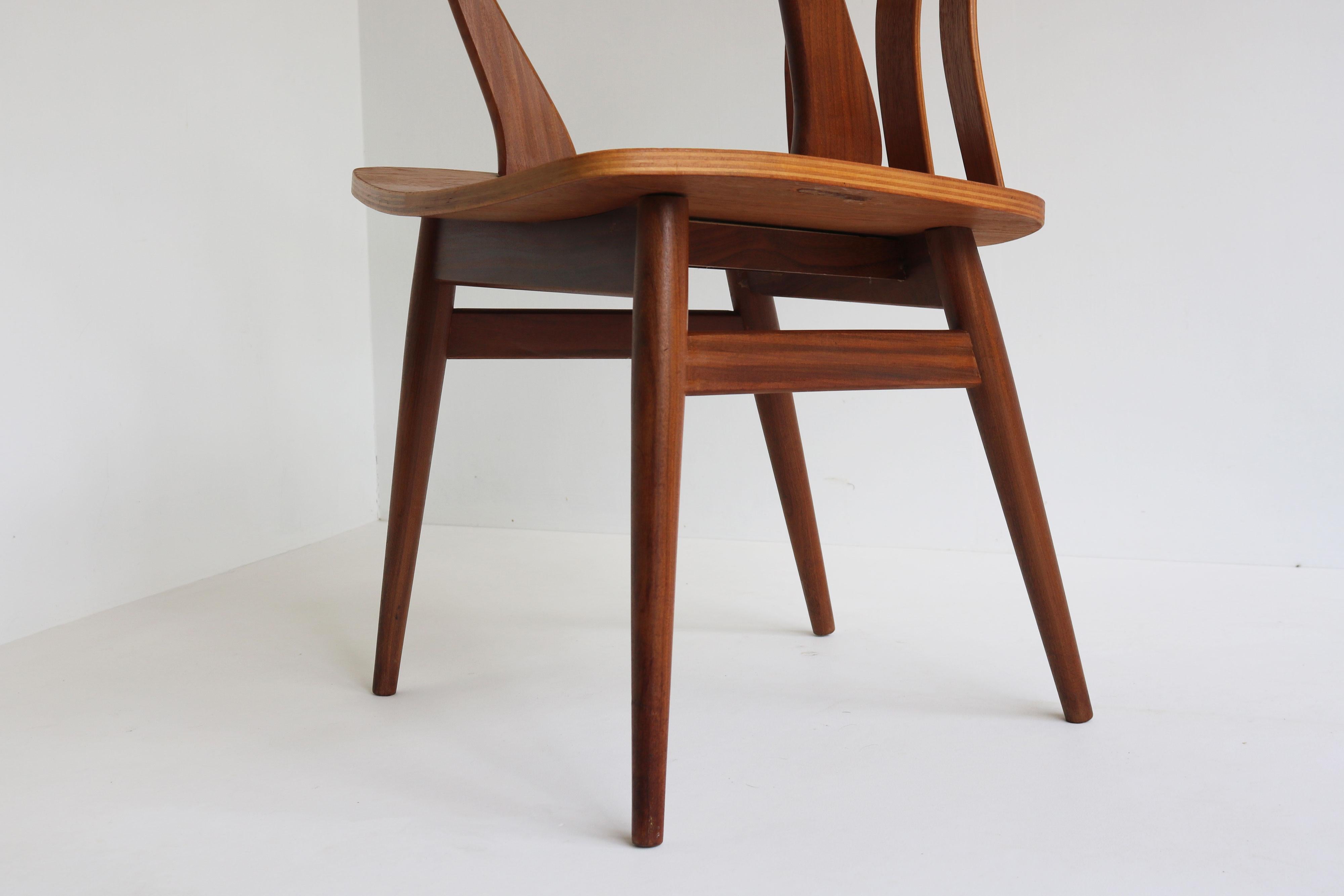 Mid-Century Modern Mid-century Dutch design Armchair from teak by Pastoe 1960 Cees Braakman chair For Sale