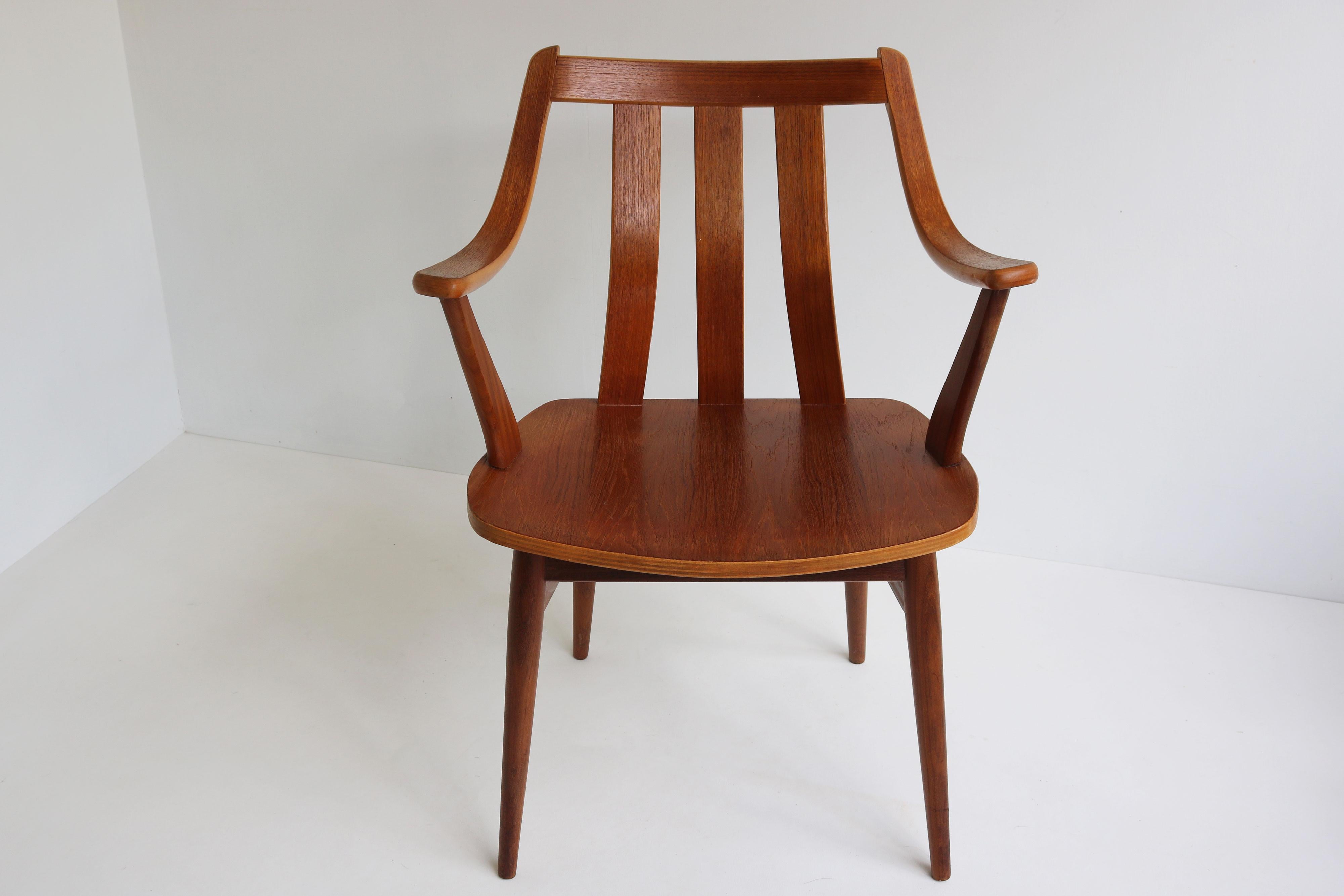 Mid-20th Century Mid-century Dutch design Armchair from teak by Pastoe 1960 Cees Braakman chair For Sale