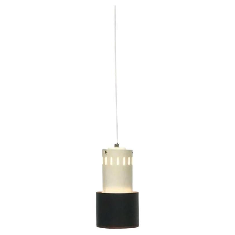Lampada a sospensione minimalista olandese di metà secolo attribuita a Louis Kalff, anni '50