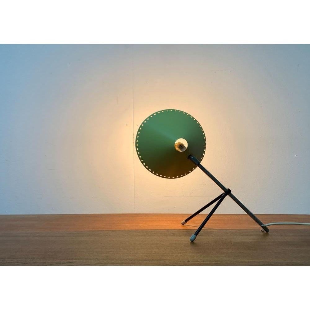Metal Mid-Century Dutch Minimalist Pinocchio Table or Wall Lamp by H. Busquet, 1950s For Sale