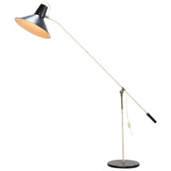Midcentury Dutch Minimalistic Design Floor Lamp by W. Hagoort
