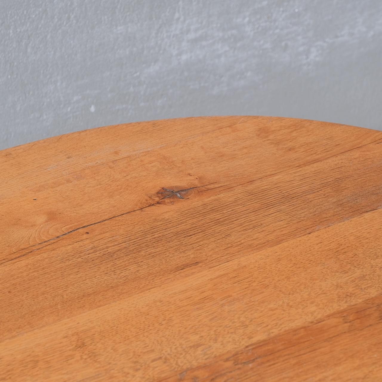 Late 20th Century Midcentury Dutch Oak Coffee Table For Sale