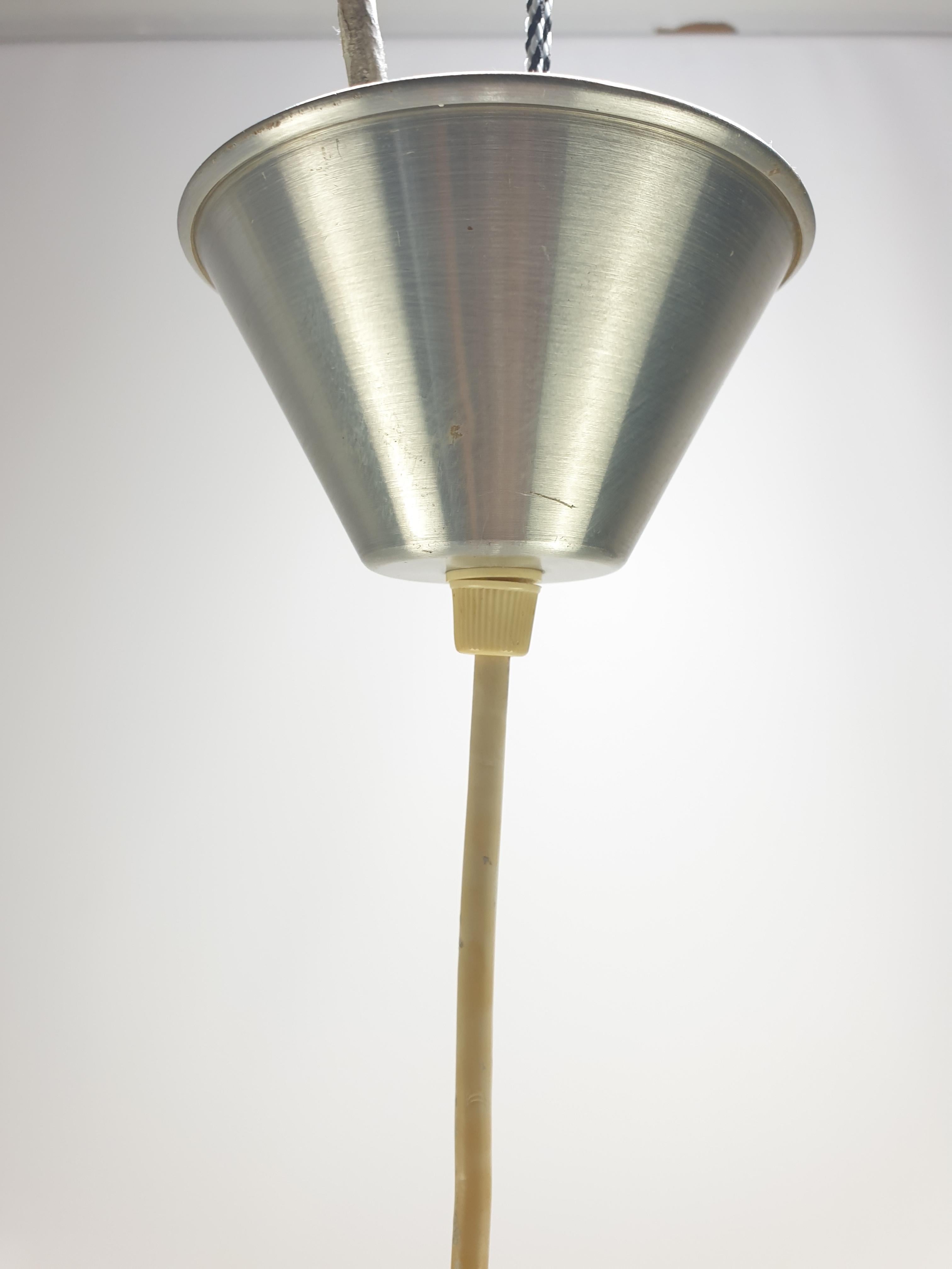 Mid Century Dutch Pendant Lamp, 1970s For Sale 4