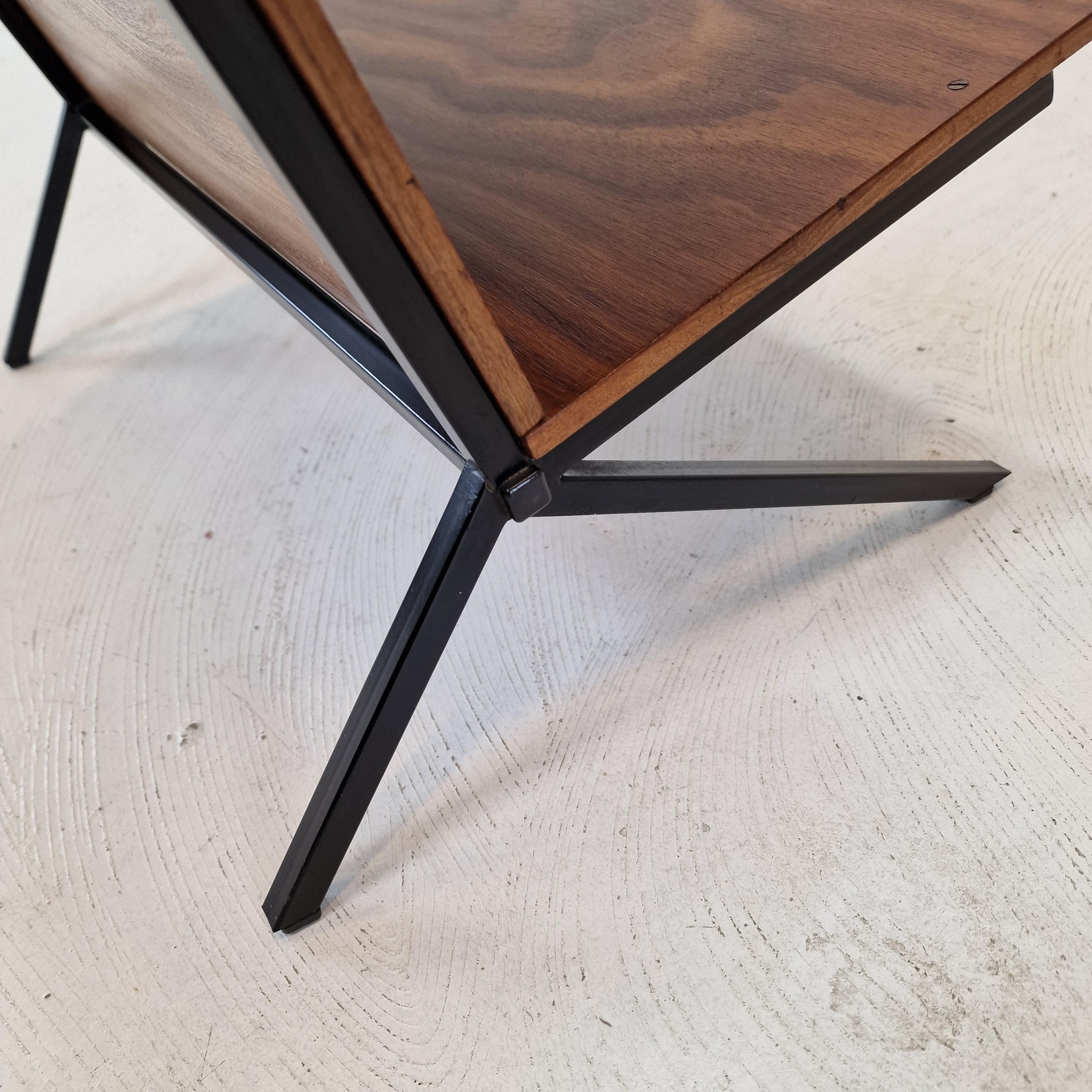 Midcentury Dutch Side Table or Magazine Rack, 1960s For Sale 8