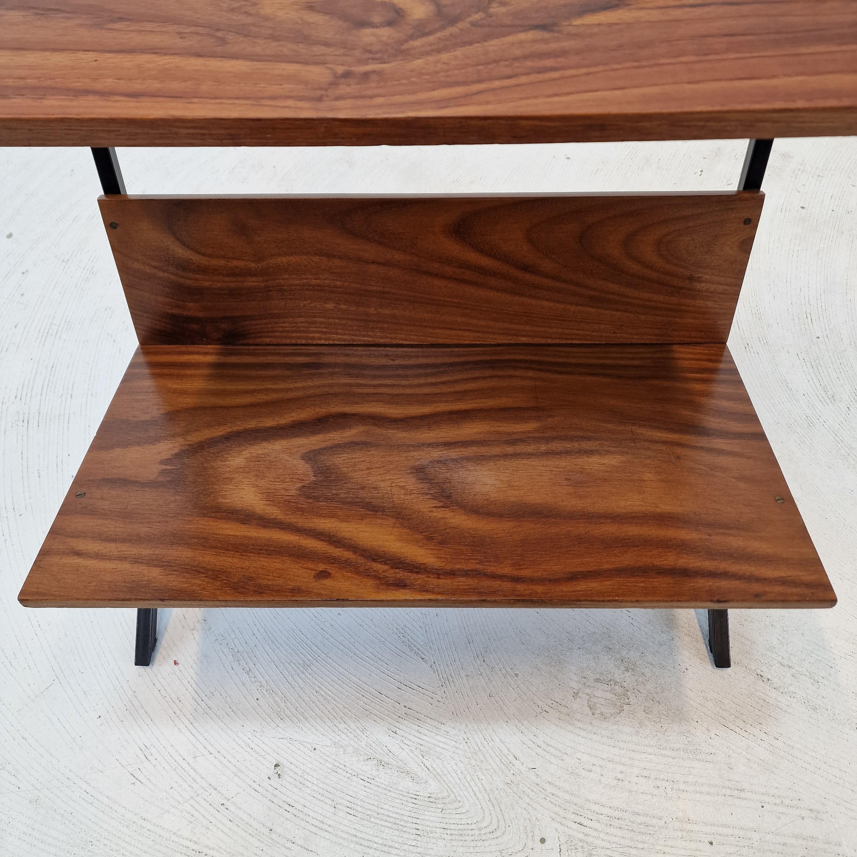 Midcentury Dutch Side Table or Magazine Rack, 1960s For Sale 11