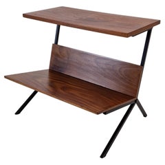 Midcentury Dutch Side Table or Magazine Rack, 1960s