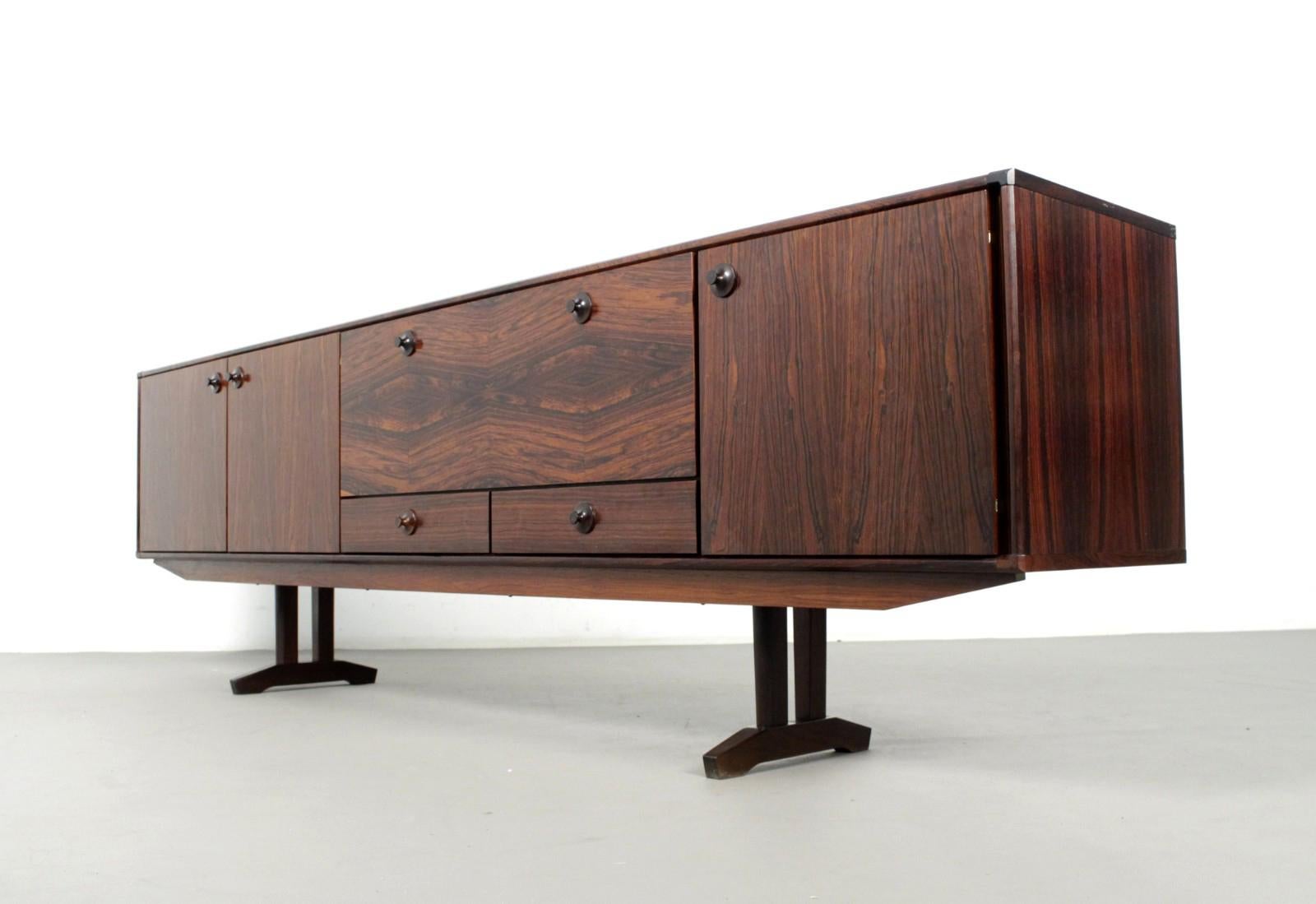 Wood Dutch Mid-Century Modern sideboard by Fristho