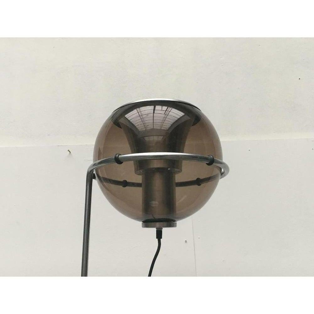 Metallo Lampada da terra olandese di metà secolo a forma di Ball and Ball di Gepo, anni '60 in vendita