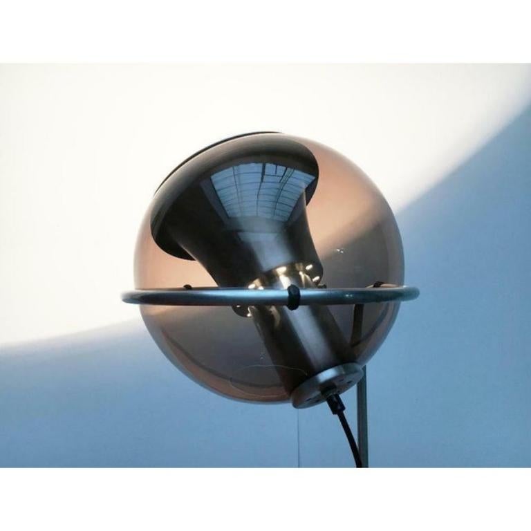 Metal Mid-Century Dutch Space Age Ball Table Lamp from Gepo, 1960s For Sale