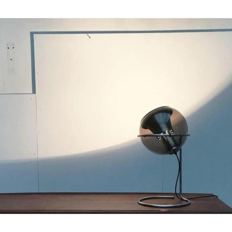 Mid-Century Dutch Space Age Ball Table Lamp from Gepo, 1960s For Sale 1