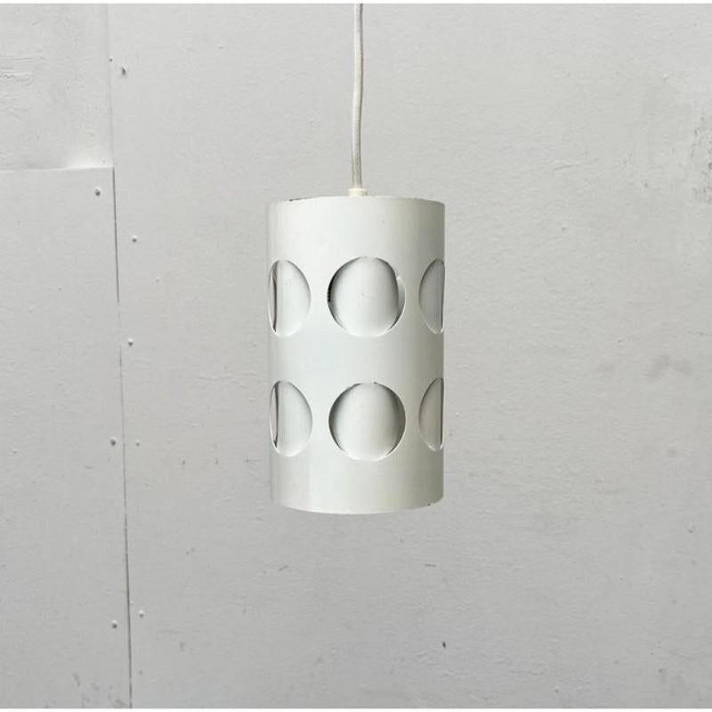 Lampe suspendue perforée du milieu du siècle de NO AGE Space par RAAK, années 1960 en vente 8