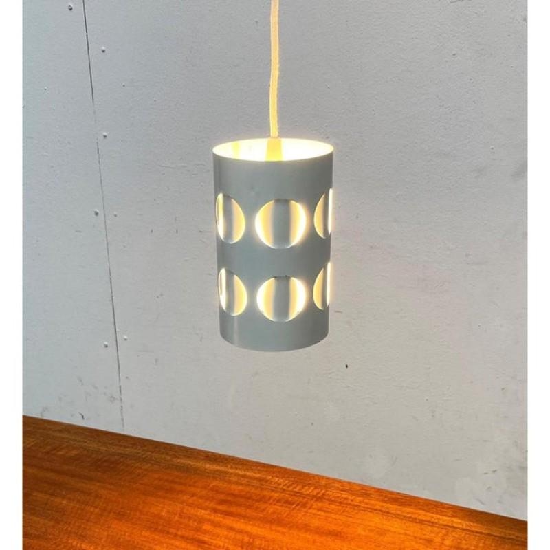 Lampe suspendue perforée du milieu du siècle de NO AGE Space par RAAK, années 1960 en vente 12
